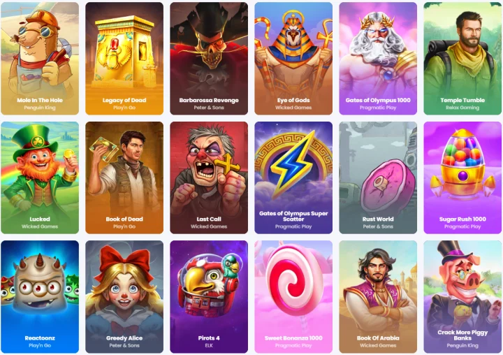 Winnerz Casino spelbibliotek
